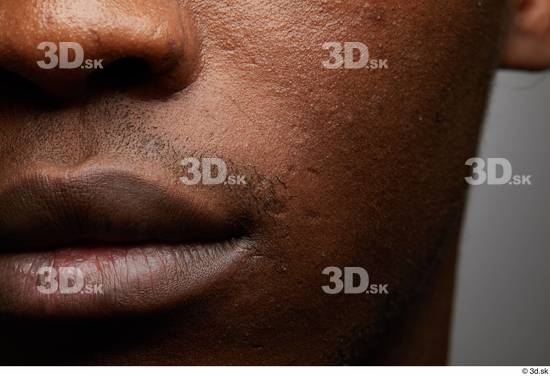 Face Man Black Face Skin Textures