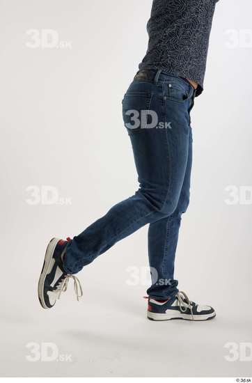 Man White Slim Male Studio Poses