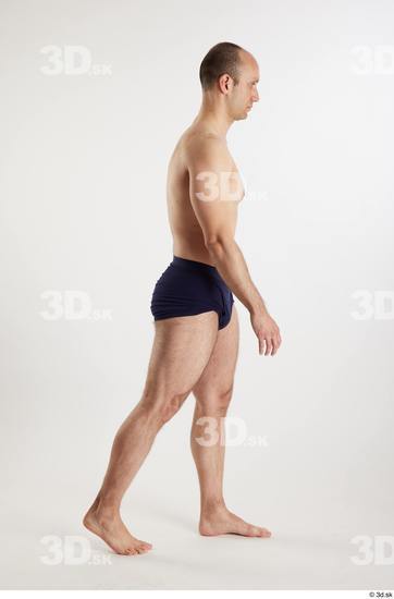 Man White Slim Male Studio Poses