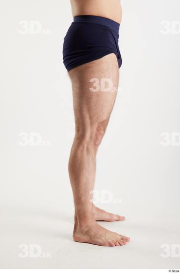 Man White Slim Male Studio Poses