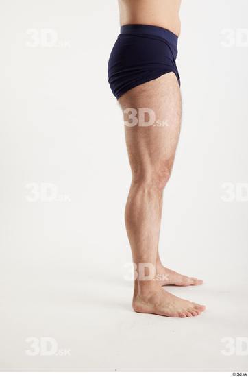 Man White Slim Male Studio Poses