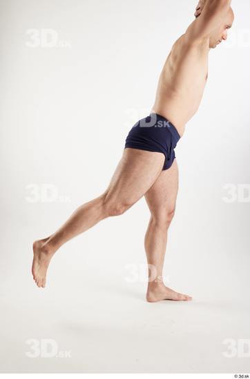 Man White Slim Male Studio Poses