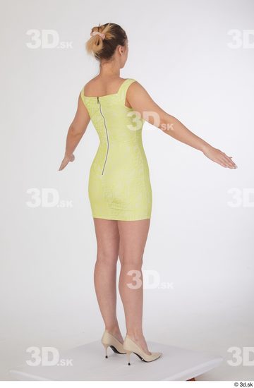 Woman White Slim Female Studio Poses