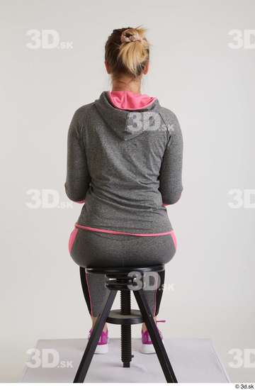 Woman White Slim Female Studio Poses