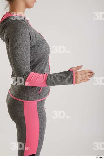 Woman White Slim Female Studio Poses