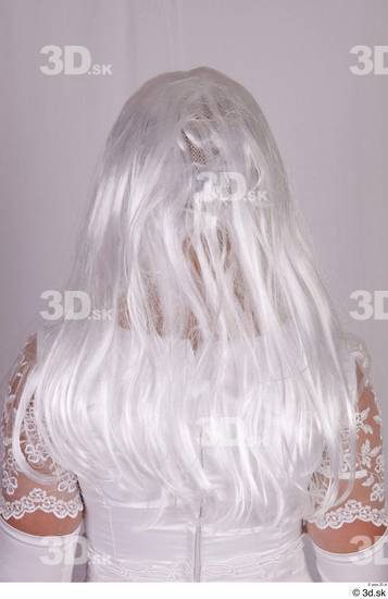 Upper Body Head Woman White Mask Costume photo references