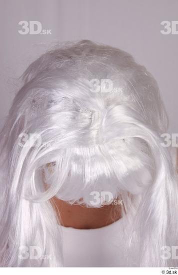 Upper Body Head Woman White Mask Costume photo references