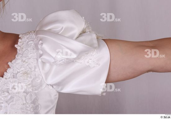 Upper Body Woman White Dress Costume photo references