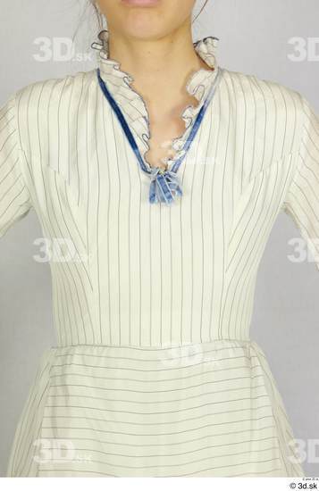 Upper Body Woman White Dress Costume photo references