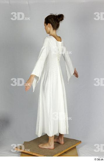 Whole Body Woman White Costume photo references