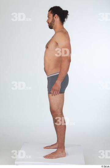 Man Black Slim Male Studio Poses