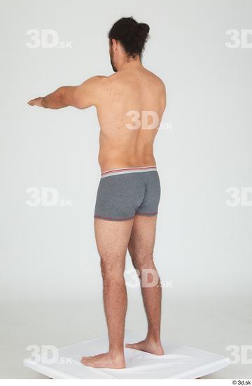 Man Black Slim Male Studio Poses