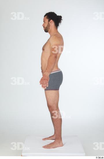 Man Black Slim Male Studio Poses