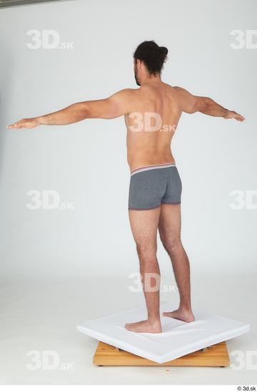 Man Black Slim Male Studio Poses