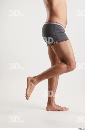 Man Black Muscular Male Studio Poses