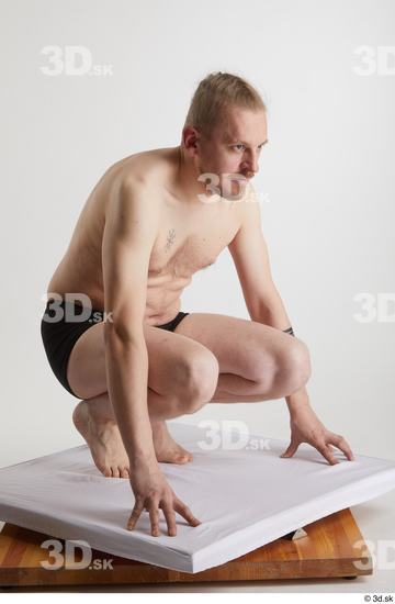 Man White Average Male Studio Poses