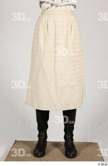 Woman White Shoes Skirt Costume photo references