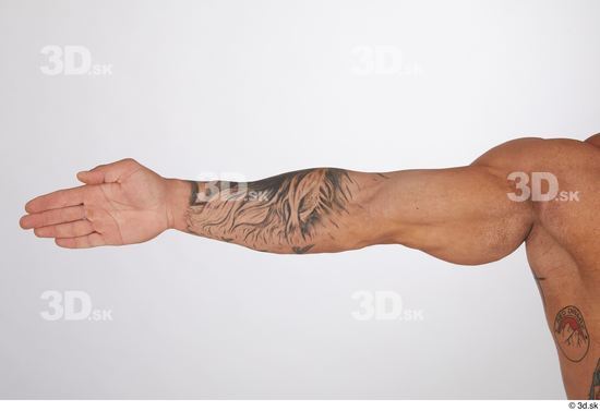 Man White Muscular Male Studio Poses