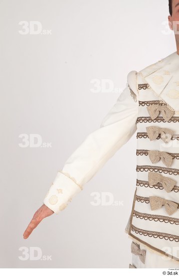 Upper Body Man White Jacket Costume photo references