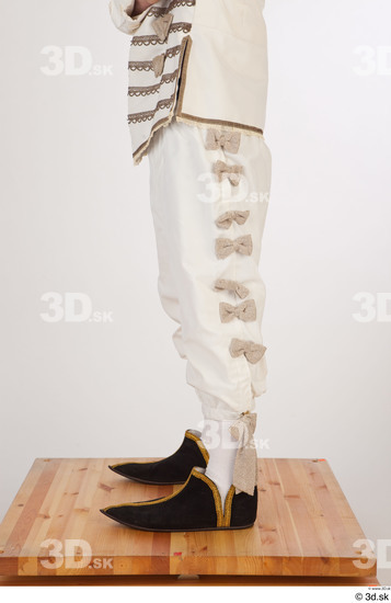 Man White Shoes Pants Costume photo references