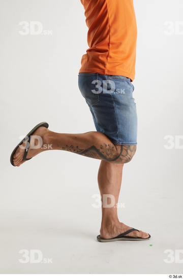 Man White Muscular Male Studio Poses