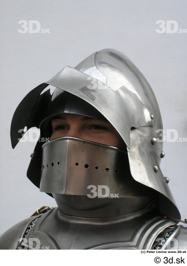 Head Woman White Army Historical Helmet Studio photo references