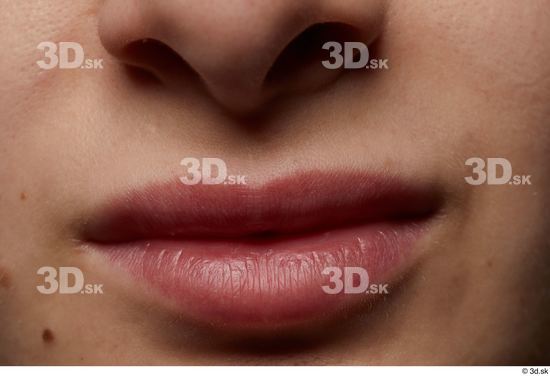 Face Mouth Head Skin Woman Slim Studio photo references
