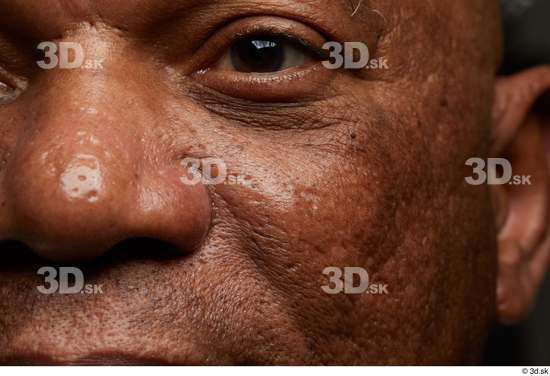 Face Nose Skin Man Black Slim Wrinkles Studio photo references