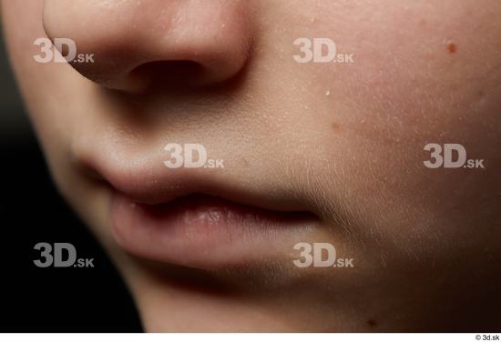 Face Mouth Nose Skin Woman Slim Studio photo references