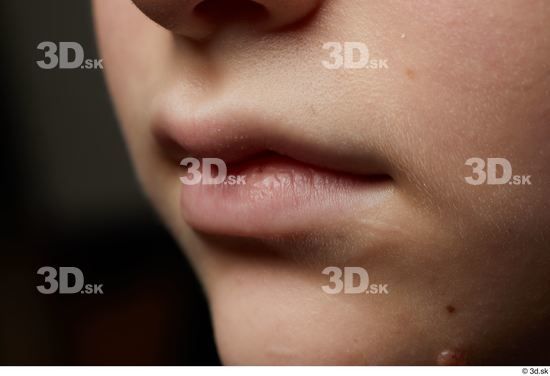 Face Mouth Skin Woman Slim Studio photo references