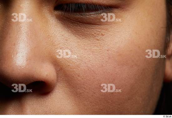 Face Nose Cheek Skin Woman Asian Wrinkles Studio photo references