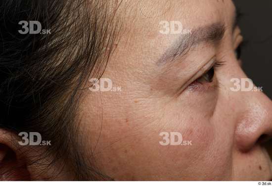 Eye Face Cheek Skin Woman Asian Wrinkles Studio photo references