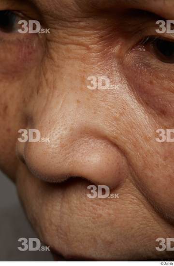 Face Nose Skin Woman Asian Wrinkles Studio photo references