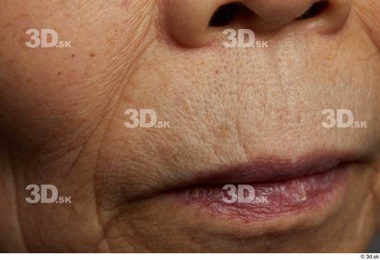 Face Mouth Nose Skin Woman Asian Wrinkles Studio photo references
