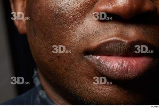 Face Mouth Cheek Skin Man Black Studio photo references