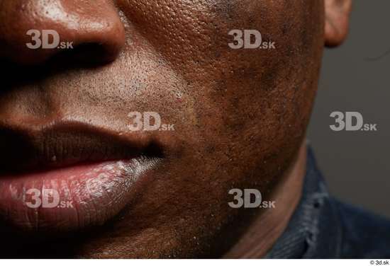 Face Mouth Nose Cheek Skin Man Black Studio photo references