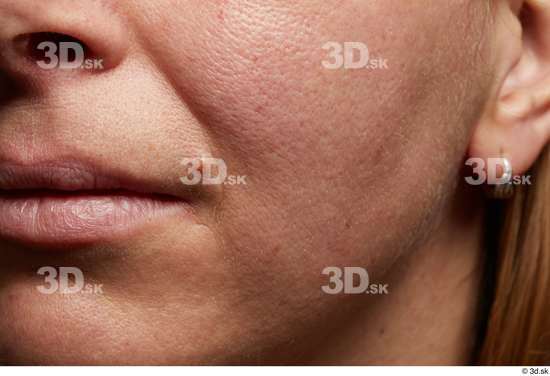 Face Mouth Cheek Skin Woman White Wrinkles Studio photo references