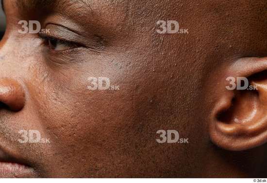 Eye Face Mouth Cheek Ear Skin Man Black Studio photo references