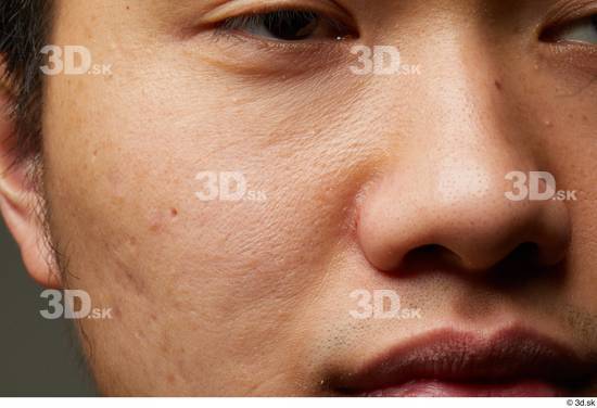 Face Mouth Nose Cheek Skin Man Asian Studio photo references