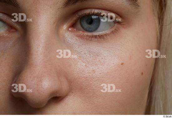 Eye Face Nose Cheek Skin Woman White Studio photo references