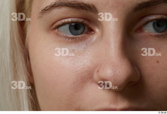 Eye Face Nose Cheek Skin Woman White Studio photo references