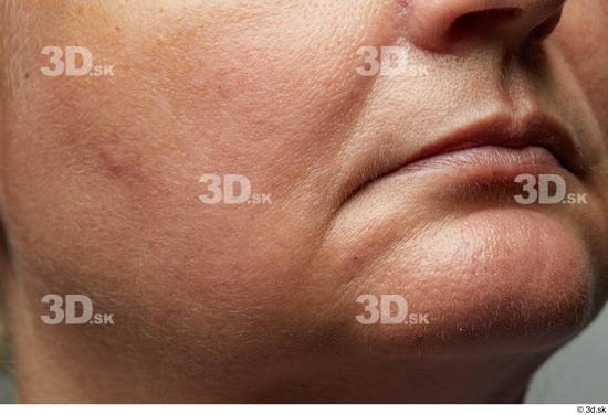 Face Mouth Cheek Skin Woman White Wrinkles Studio photo references