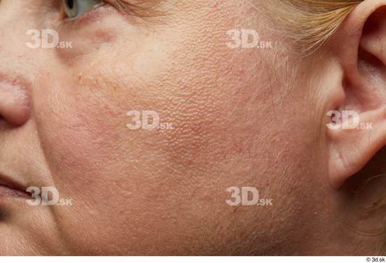 Face Cheek Ear Hair Skin Woman White Wrinkles Studio photo references