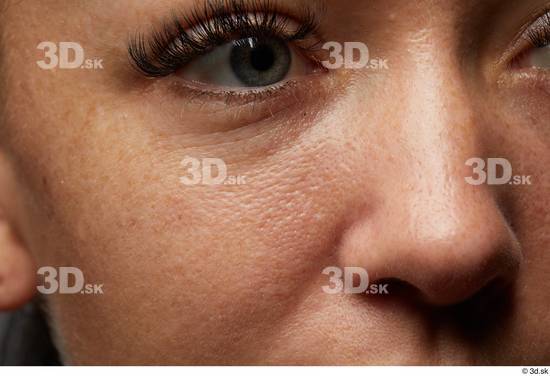 Eye Face Nose Cheek Skin Woman White Wrinkles Studio photo references