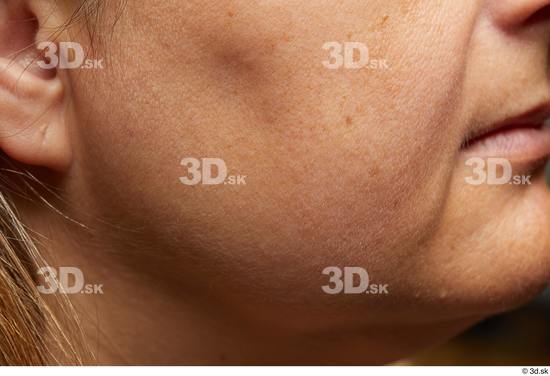 Mouth Cheek Skin Woman White Chubby Studio photo references