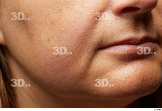 Mouth Cheek Skin Woman White Chubby Studio photo references