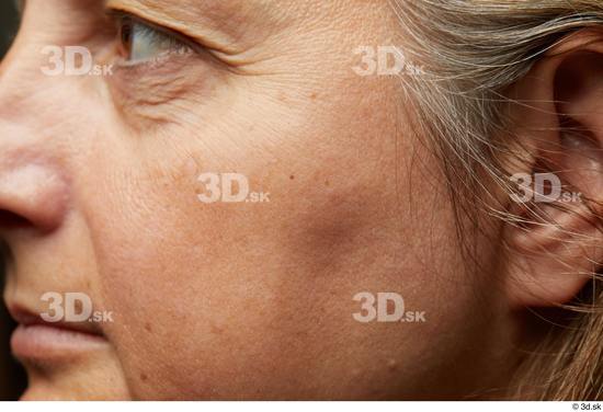 Mouth Cheek Skin Woman White Chubby Wrinkles Studio photo references