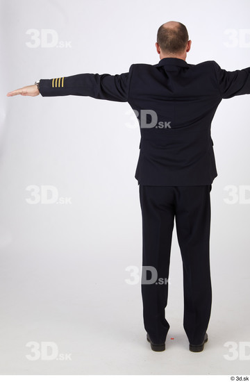 Whole Body Man T poses White Uniform Athletic Standing Street photo references