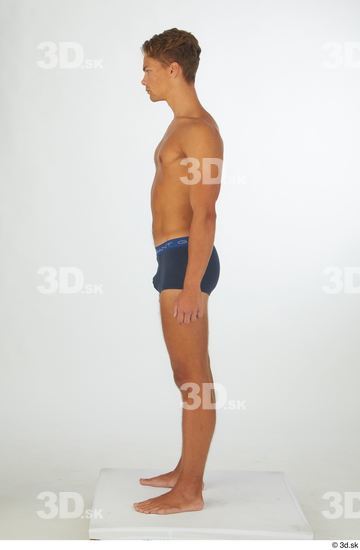 Man White Athletic Male Studio Poses