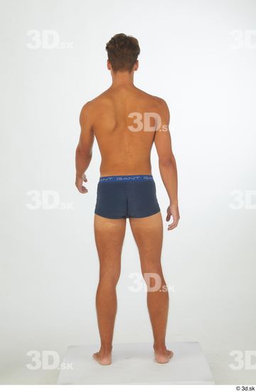 Man White Athletic Male Studio Poses